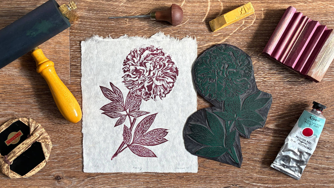 What Is a Linocut Print? My process explained.