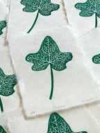 Ivy leaf print, thoughtful art gift for gardeners and nature lovers.
